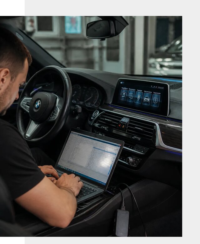 Русификация мультимедиа BMW для авто под ключ в Шумерле