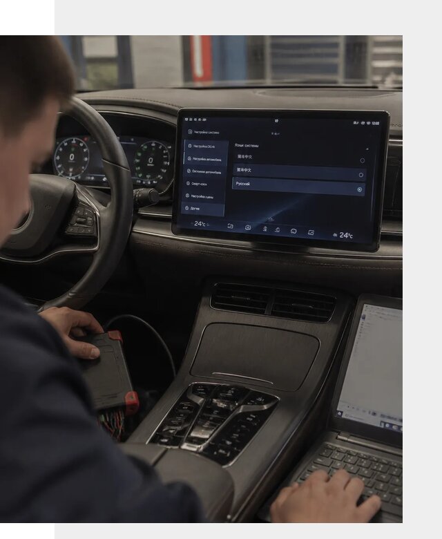 Русификация автомобиля BYD HAN для эксплуатации в Шумерле