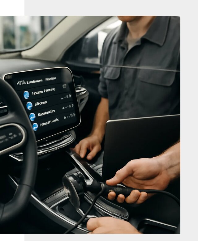 Установка приложений Geely для мультимедиа автомобиля в Шумерле